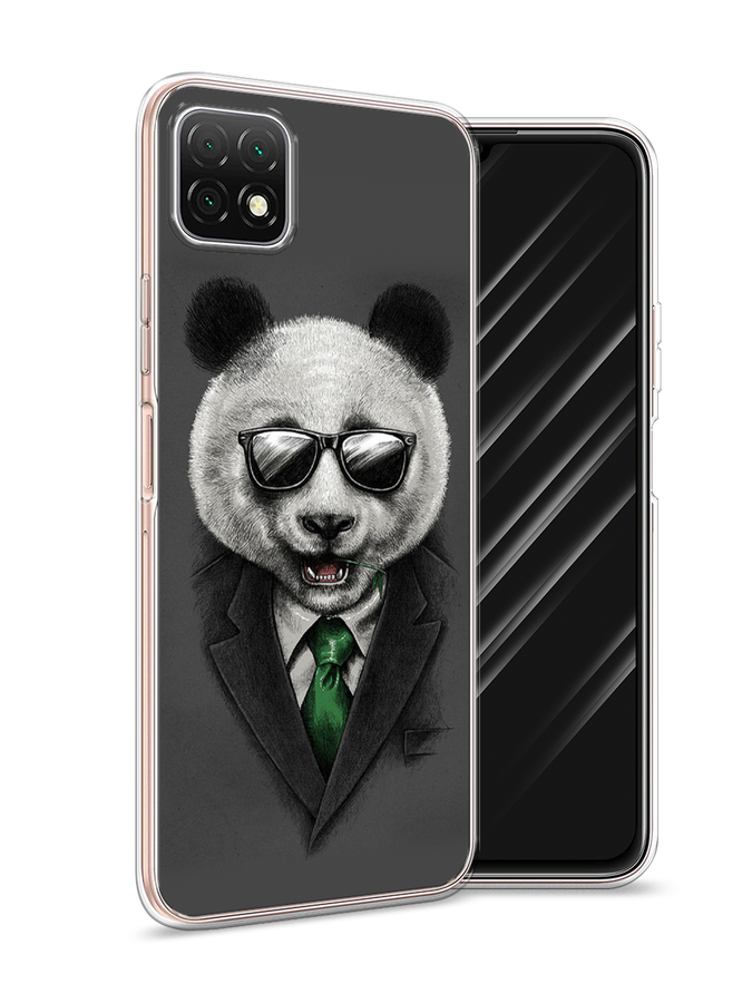 

Чехол Awog на Wiko T3 "Деловая панда", Разноцветный