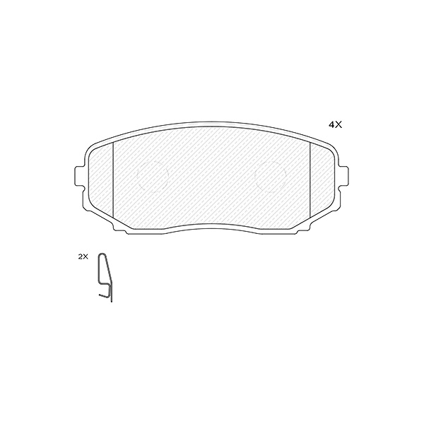 

Колодки Тормозные Передние Mazda Cx-7 2,2-2,4 06-12, Cx-9 3,7 06-/ AYWIparts арт. AW181027