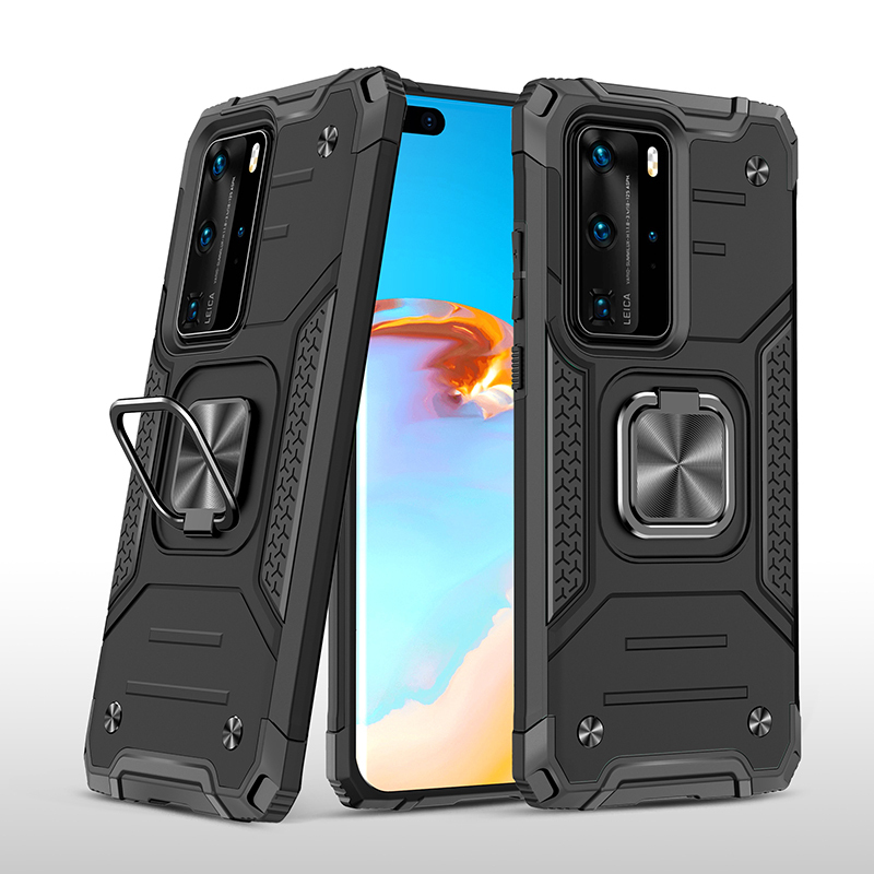 фото Противоударный чехол legion case для huawei p40 pro/p40 pro+ (черный) black panther