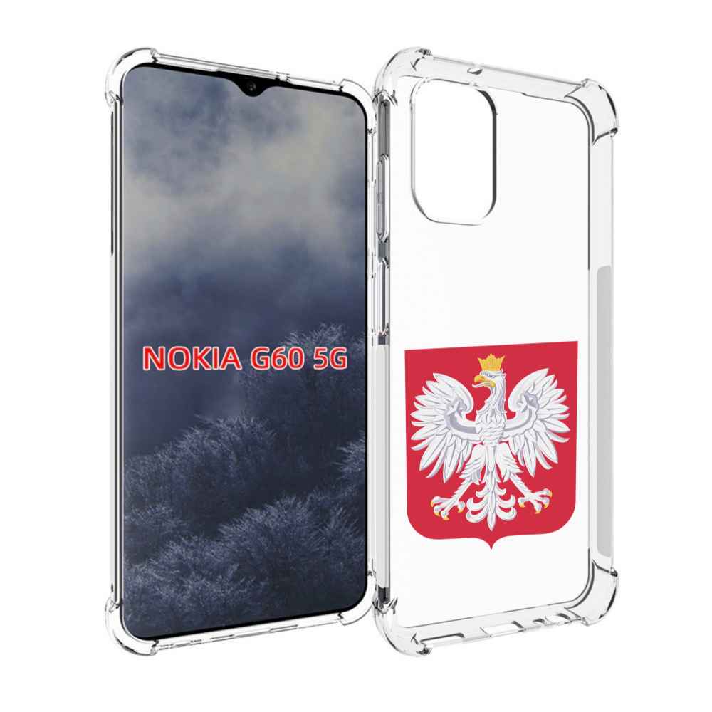 

Чехол MyPads герб-польши для Nokia G60 5G, Прозрачный, Tocco