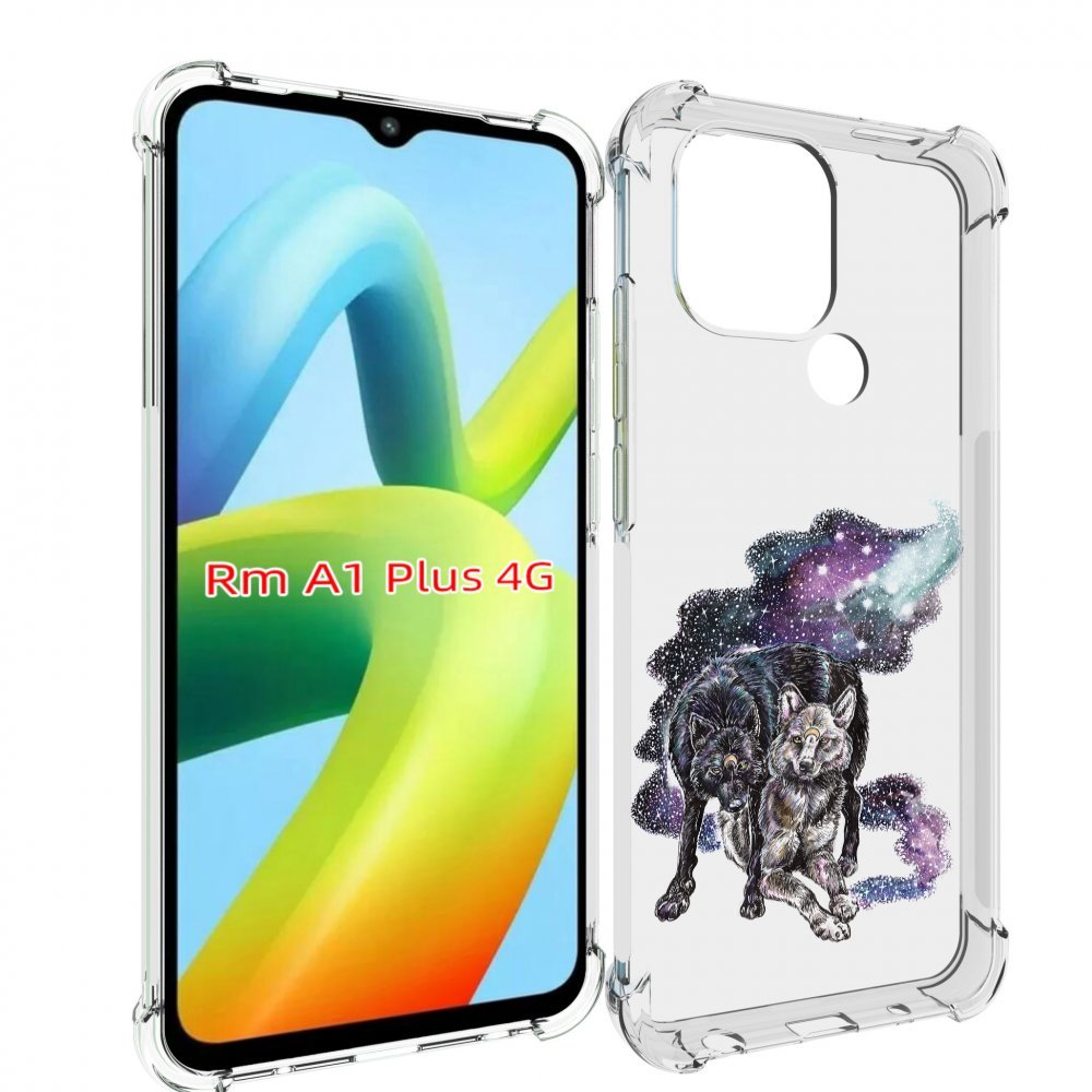

Чехол MyPads звездные волки для Xiaomi Redmi A1 Plus +, Прозрачный, Tocco