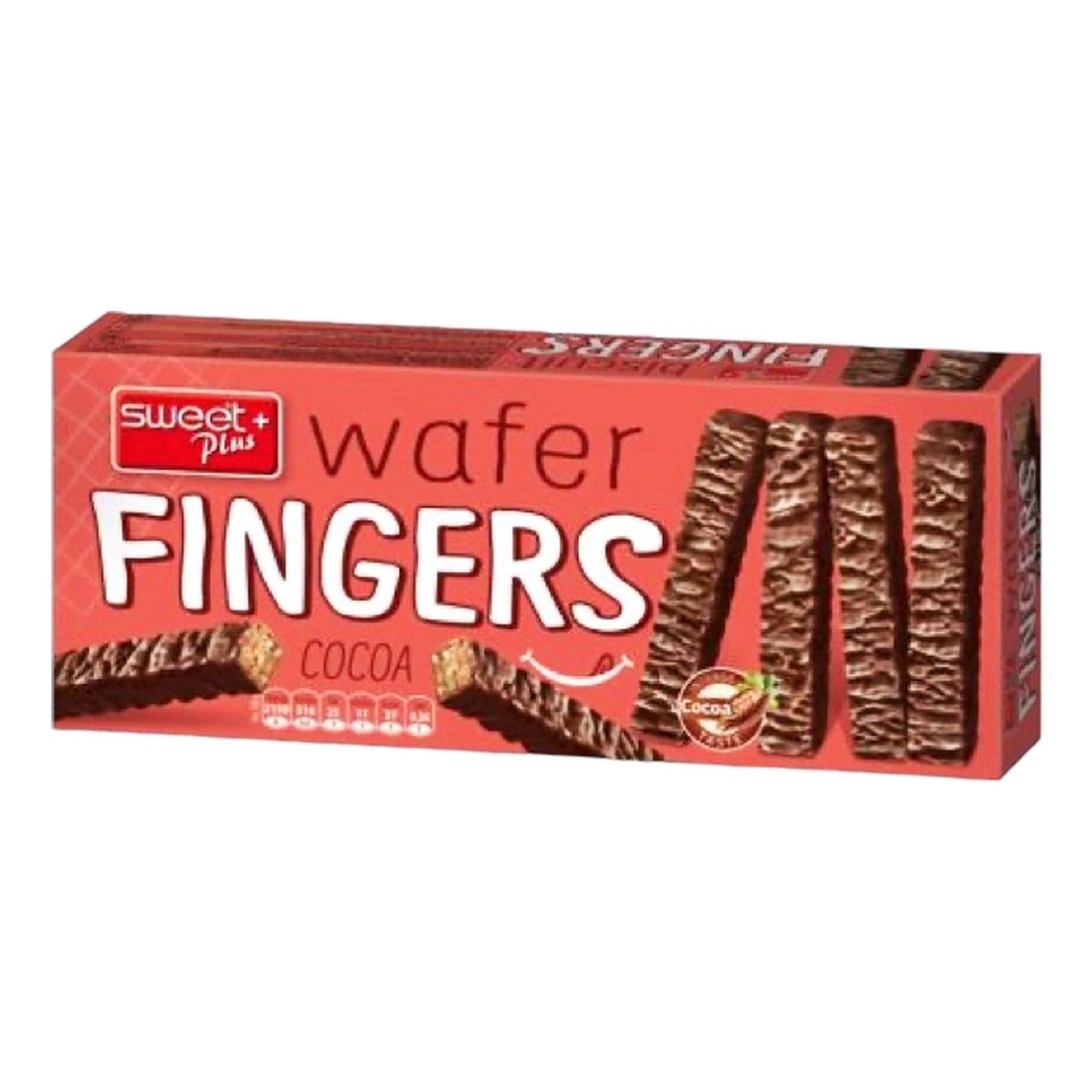 Вафли Sweet Plus+ Wafer Fingers в какао-глазури 160 г