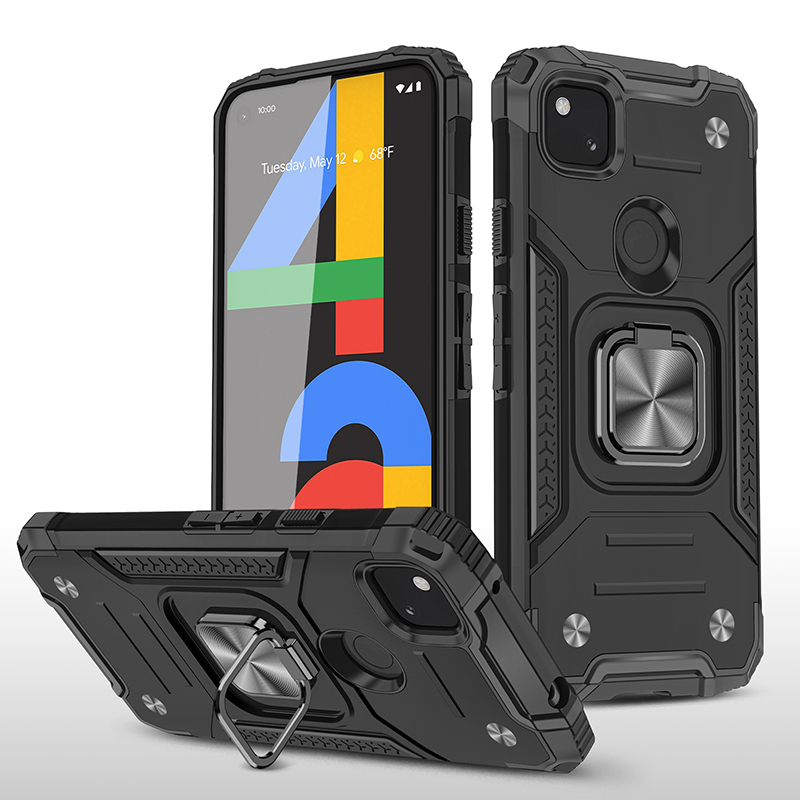 фото Противоударный чехол legion case для google pixel 4a (черный) black panther