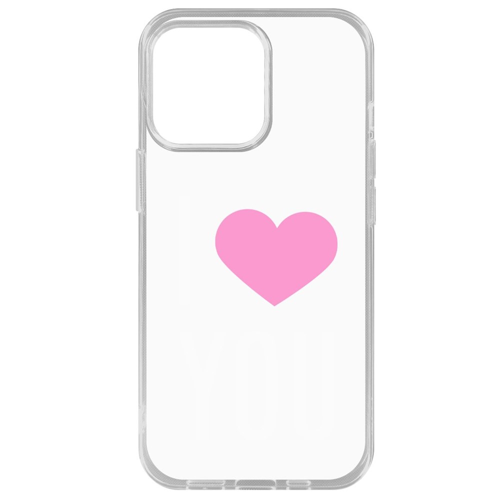 

Чехол-накладка Krutoff Clear Case Я люблю тебя для iPhone 14 Pro Max, Прозрачный
