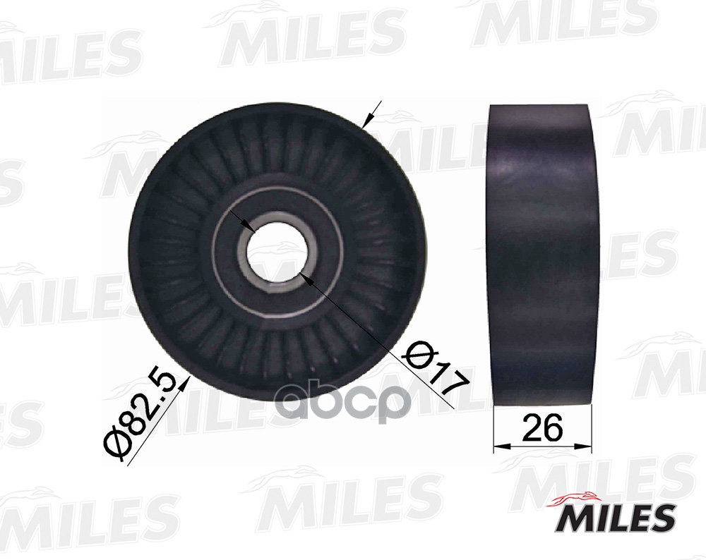 

Ролик Ремня Грм Miles AG02054