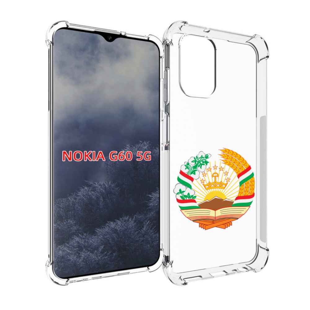 

Чехол MyPads герб-таджикистана для Nokia G60 5G, Прозрачный, Tocco