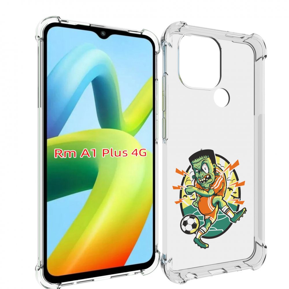 

Чехол MyPads зомби футболист для Xiaomi Redmi A1 Plus +, Прозрачный, Tocco