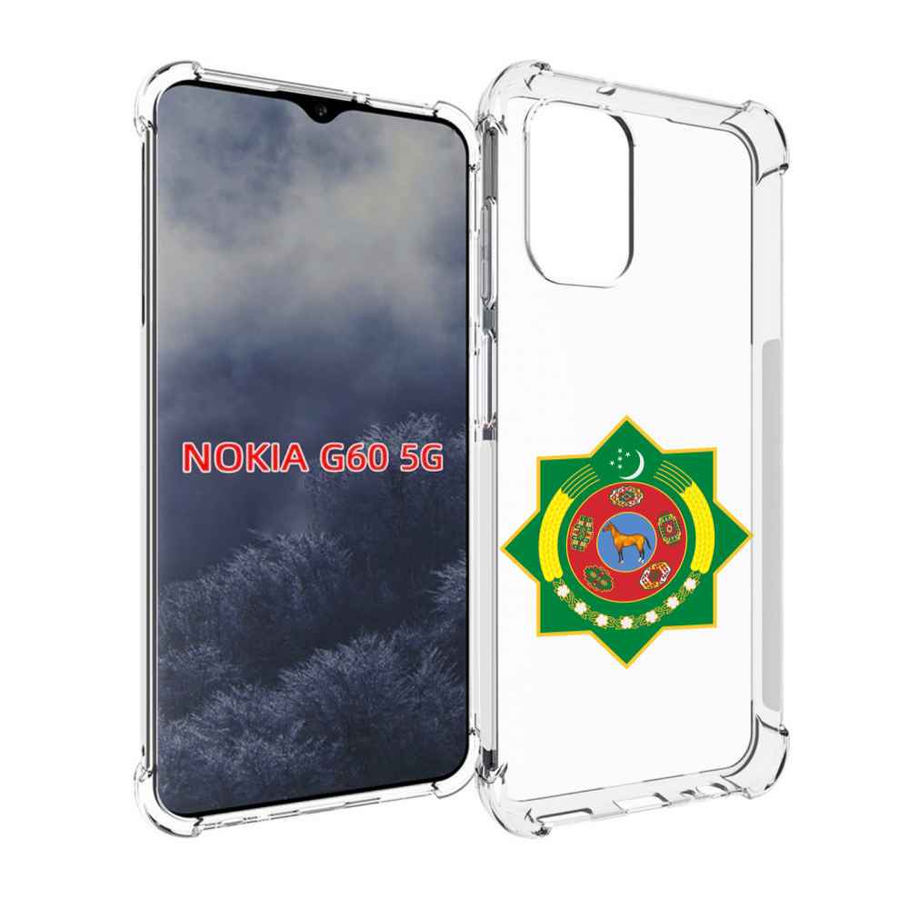 

Чехол MyPads герб-туркменистан для Nokia G60 5G, Прозрачный, Tocco