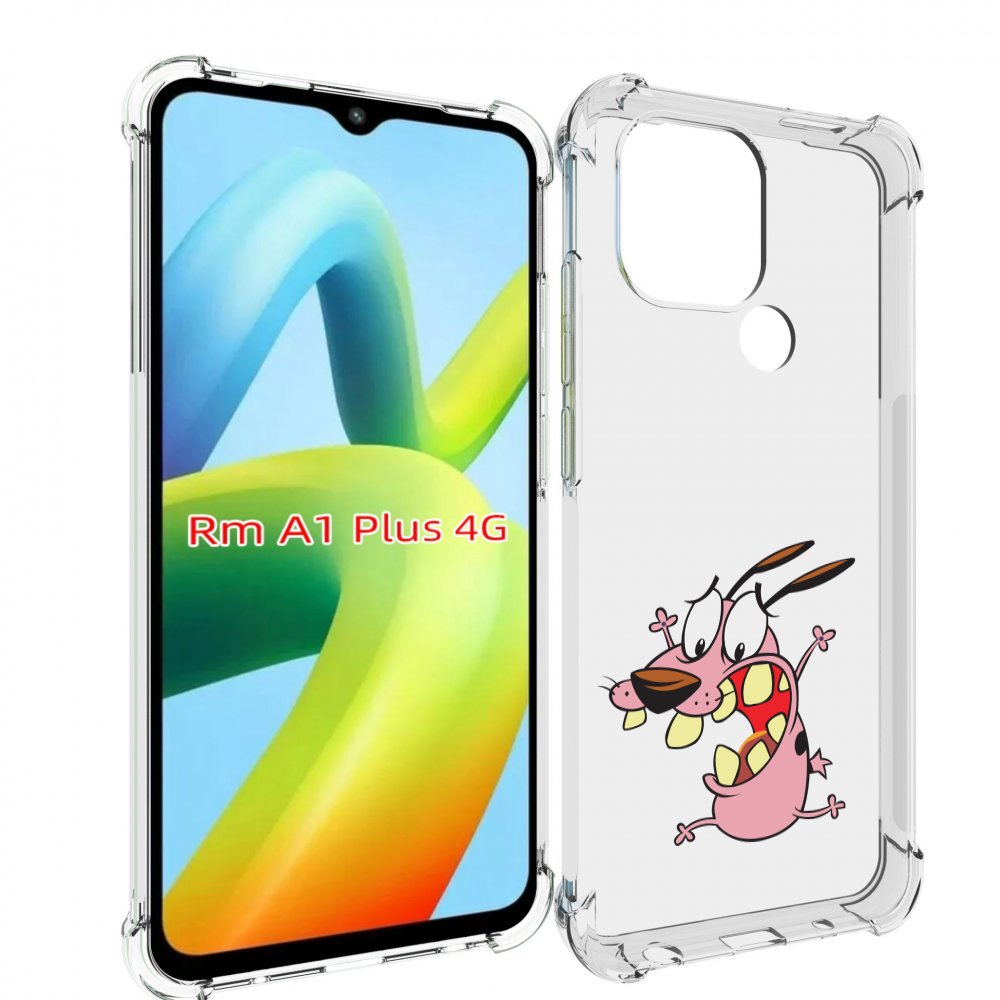 Чехол MyPads зубастый бобик для Xiaomi Redmi A1 Plus +