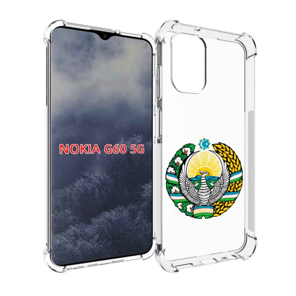 

Чехол MyPads герб-узбекистана для Nokia G60 5G, Прозрачный, Tocco