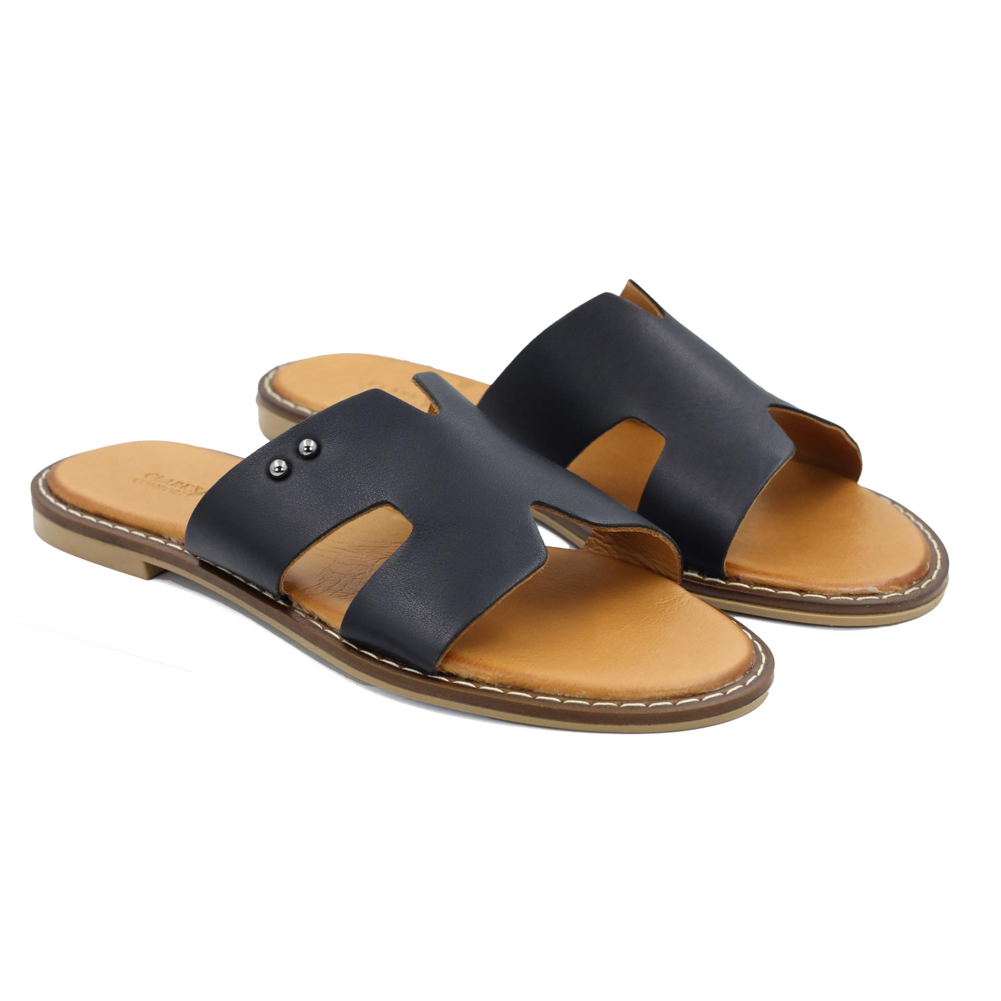 

Сабо женские Clarks 22203116 черные 39 EU, Черный, 22203116