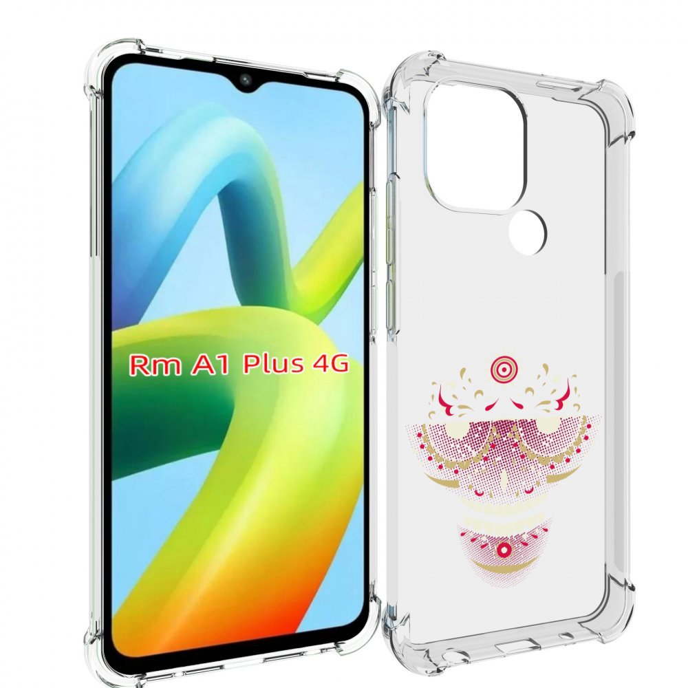 Чехол MyPads карнавальный скелет абстракция для Xiaomi Redmi A1 Plus +