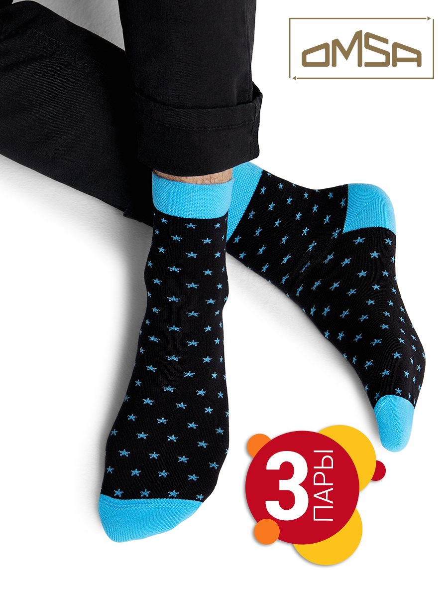 

Комплект носков мужских Omsa SNL-541809 разноцветных, Разноцветный, SNL-541809