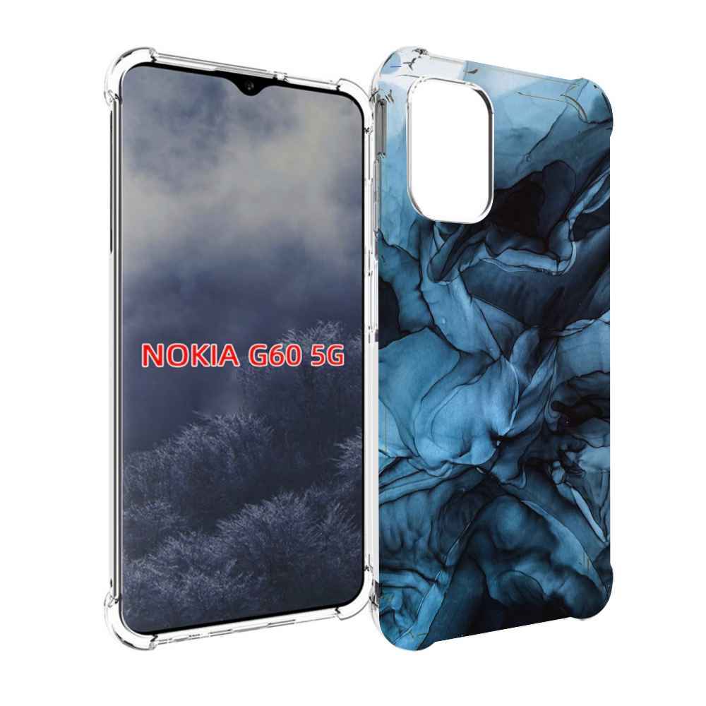 

Чехол MyPads голубой дымок для Nokia G60 5G, Прозрачный, Tocco