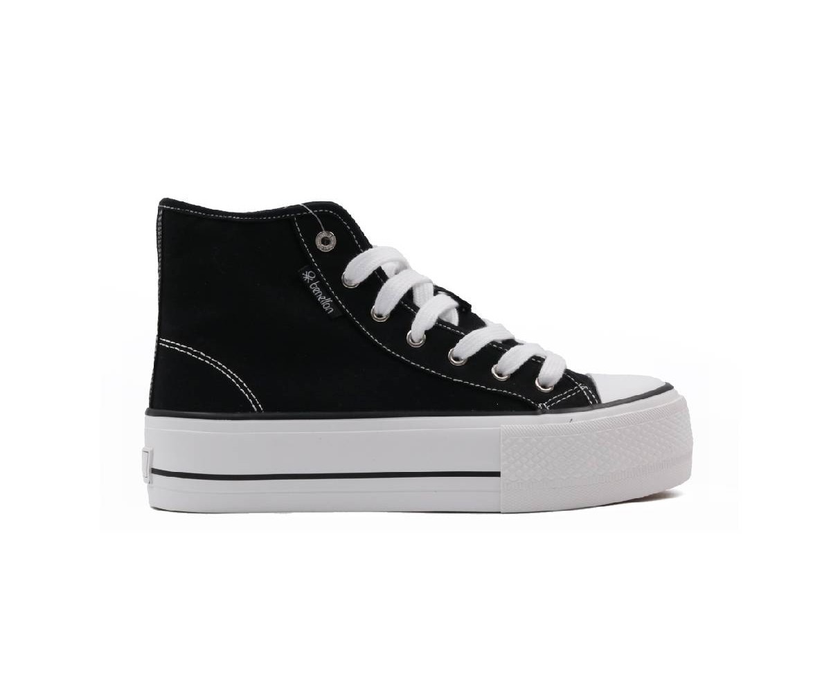 

Кеды женские United Colors of Benetton BTW310300 черные 36 RU, Черный, Lighigh Cvs