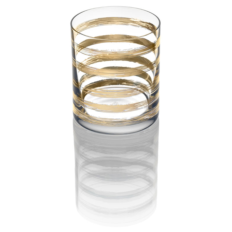 

Стакан 390мл IVV Liquid Gold, Золотистый;прозрачный