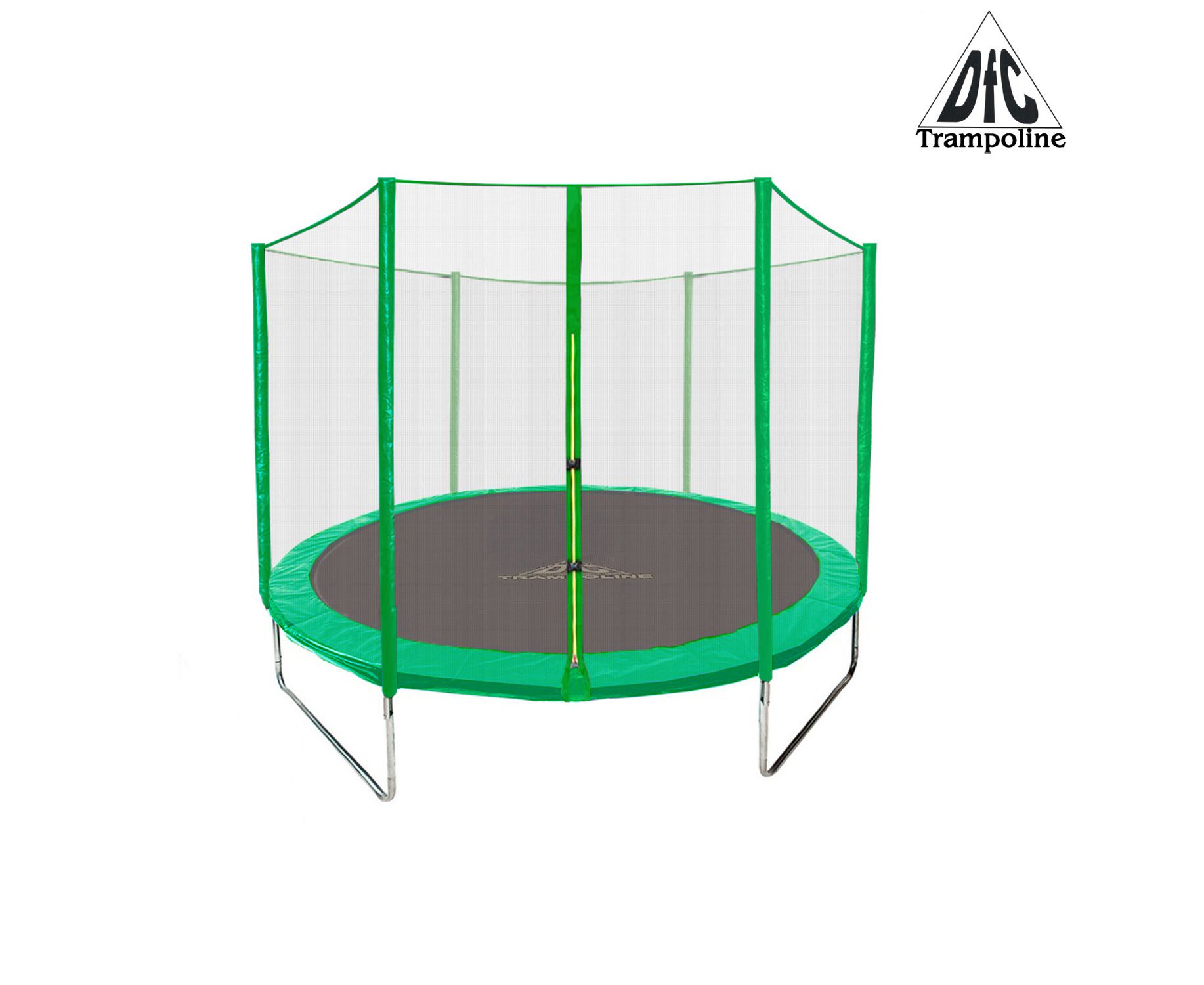 фото Батут dfc trampoline fitness с сеткой 12ft-tr-lg