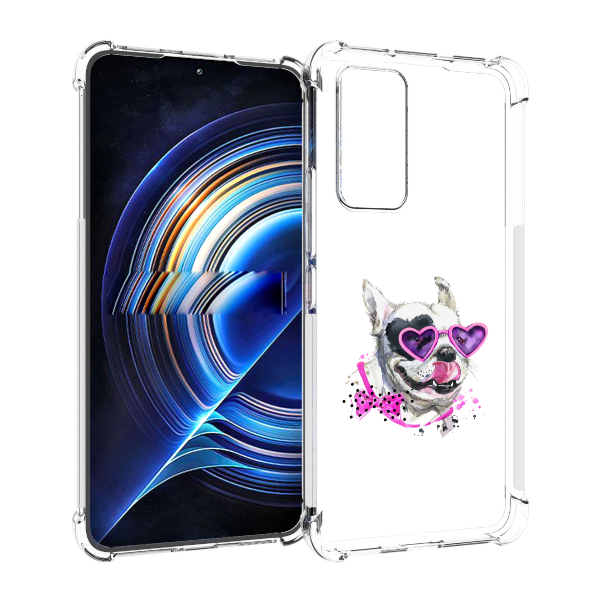 

Чехол MyPads акварельный пёс для Tecno Camon 19 Neo, Прозрачный, Tocco