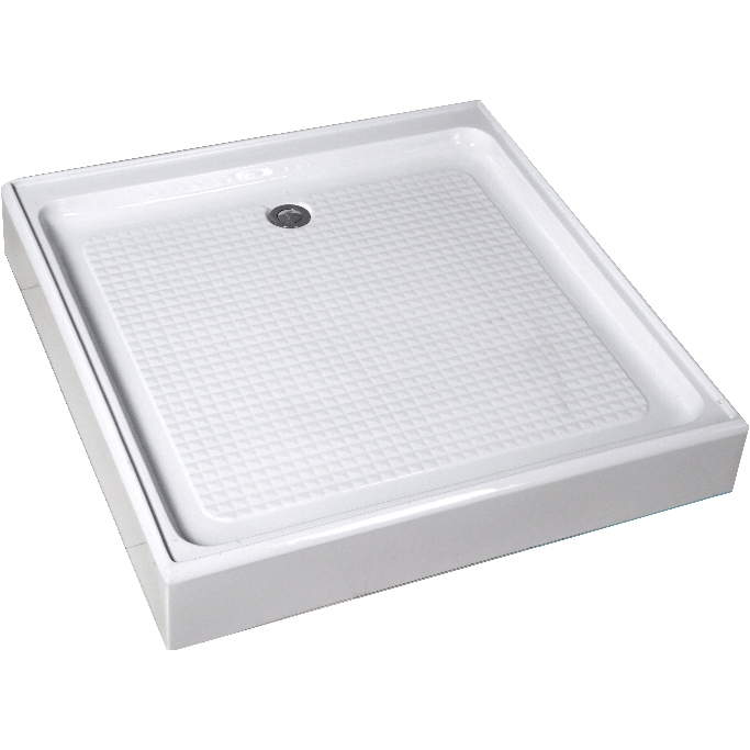 

Акриловый поддон для душа Wemor Tana 70x70x14 S 10000003930 Белый с антискользящим покрыти