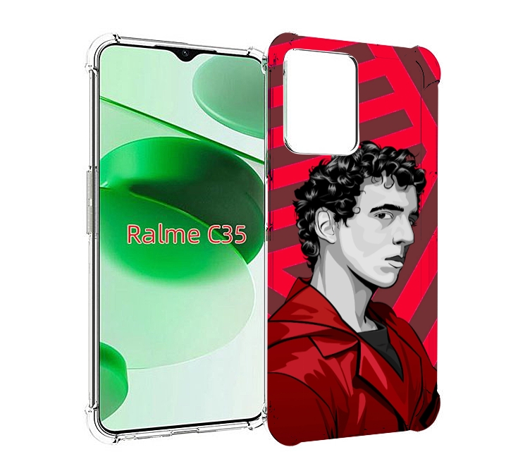 

Чехол MyPads Рио-бумажный-дом для Realme C35 / Narzo 50A Prime, Прозрачный, Tocco