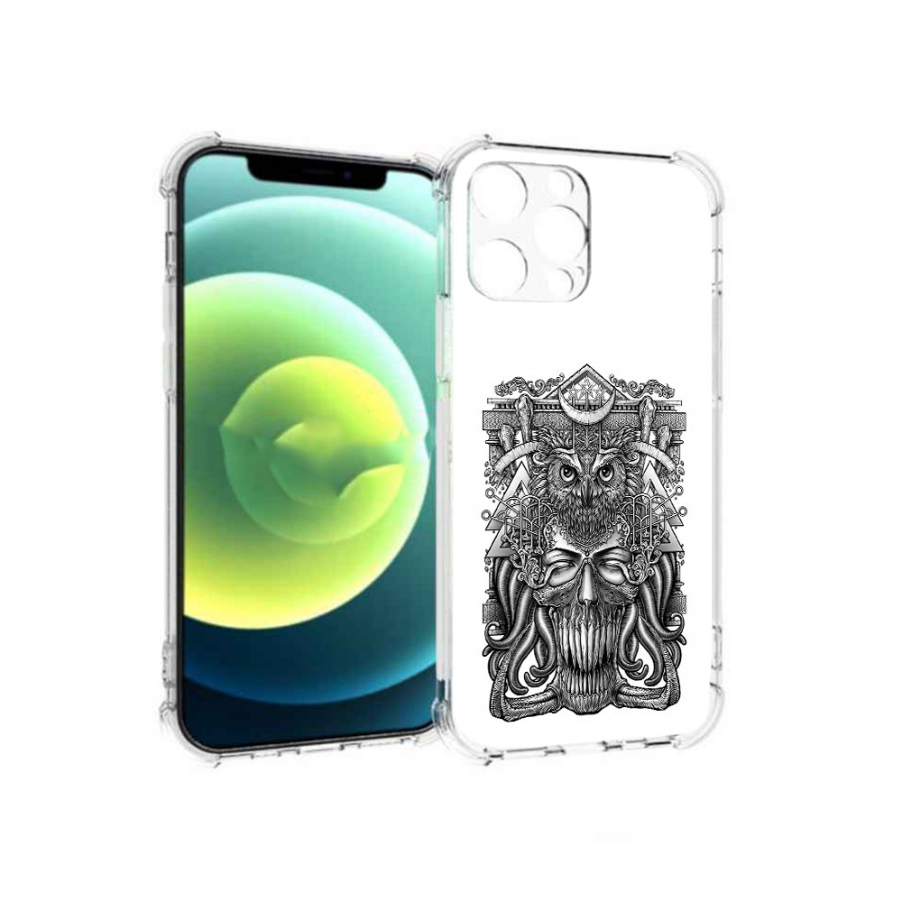 

Чехол MyPads Tocco для Apple iPhone 13 Pro зубастая сова (PT163086.612.369), Прозрачный, Tocco