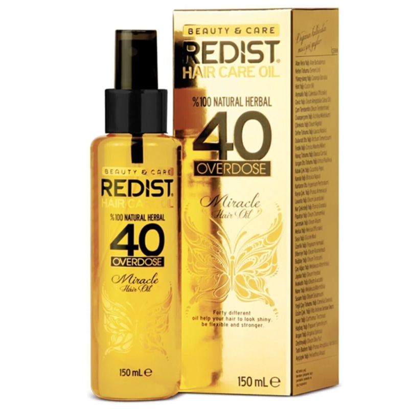 фото Масло для волос redist professional hair care oil overdose 40, 150 мл