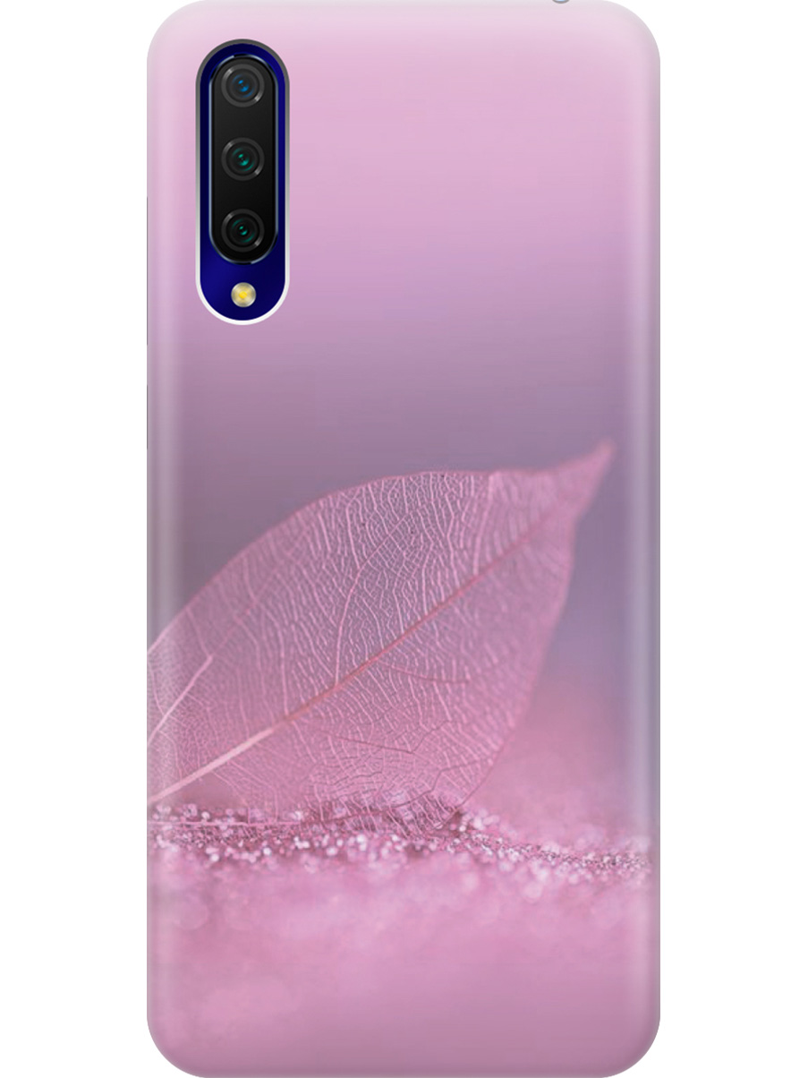 

Силиконовый чехол на Xiaomi Mi 9 Lite/CC9 с принтом "Листок в розовых блестках", Прозрачный;розовый;фиолетовый, 721722522