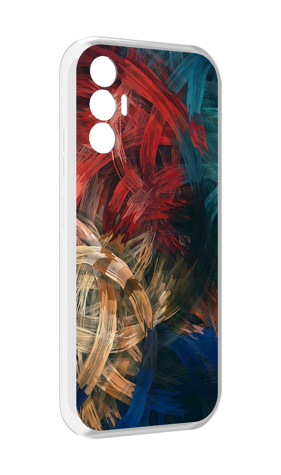 

Чехол MyPads раскрашенная медь для Tecno Pova 3, Прозрачный, Tocco