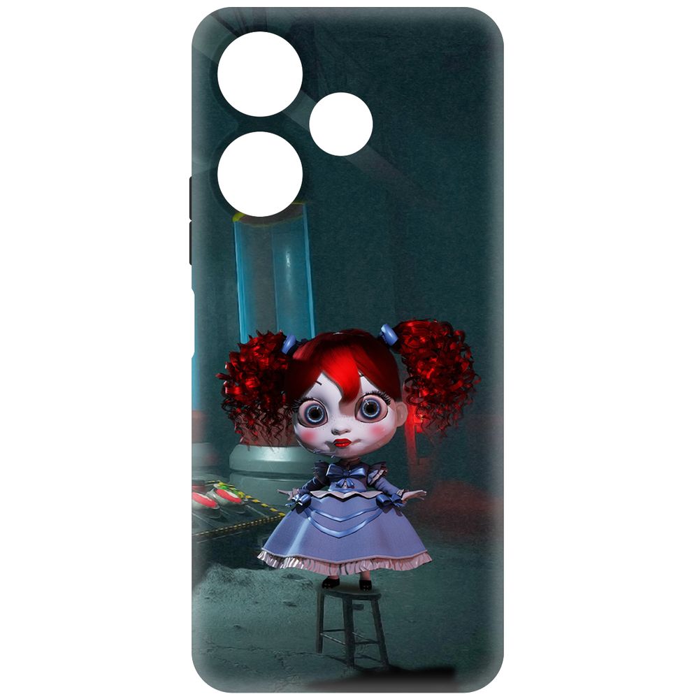 

Чехол-накладка Krutoff Soft Case Хаги Ваги - Кукла Поппи для Xiaomi Poco M6 4G черный