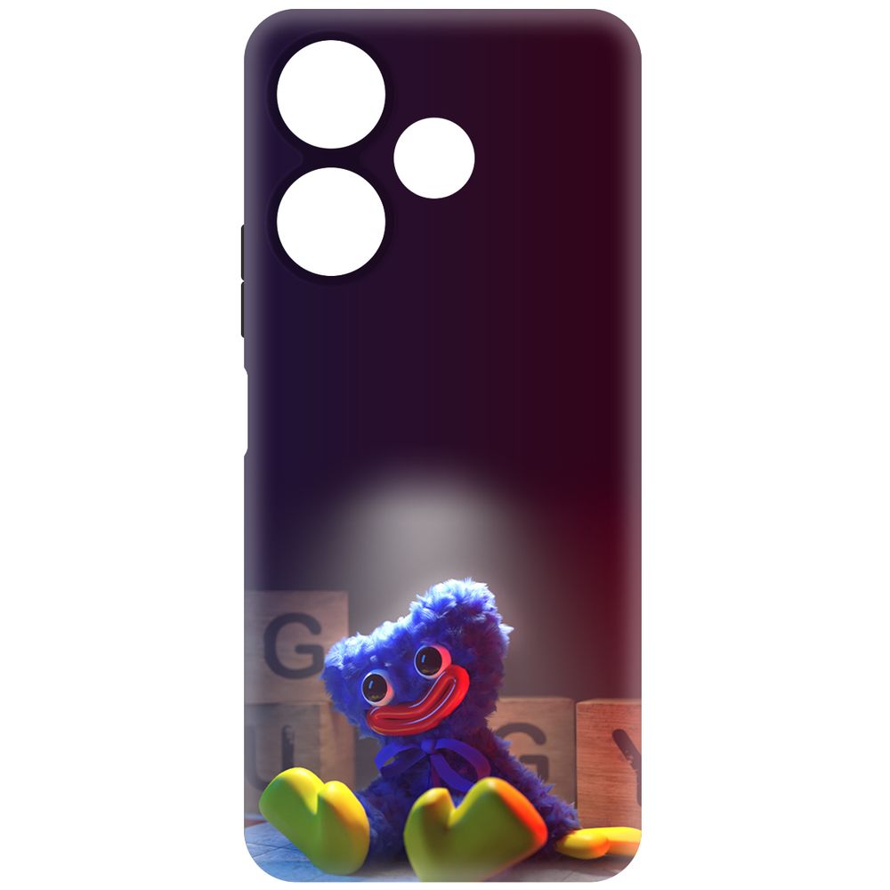 

Чехол-накладка Krutoff Soft Case Хаги Ваги игрушка для Xiaomi Poco M6 4G черный
