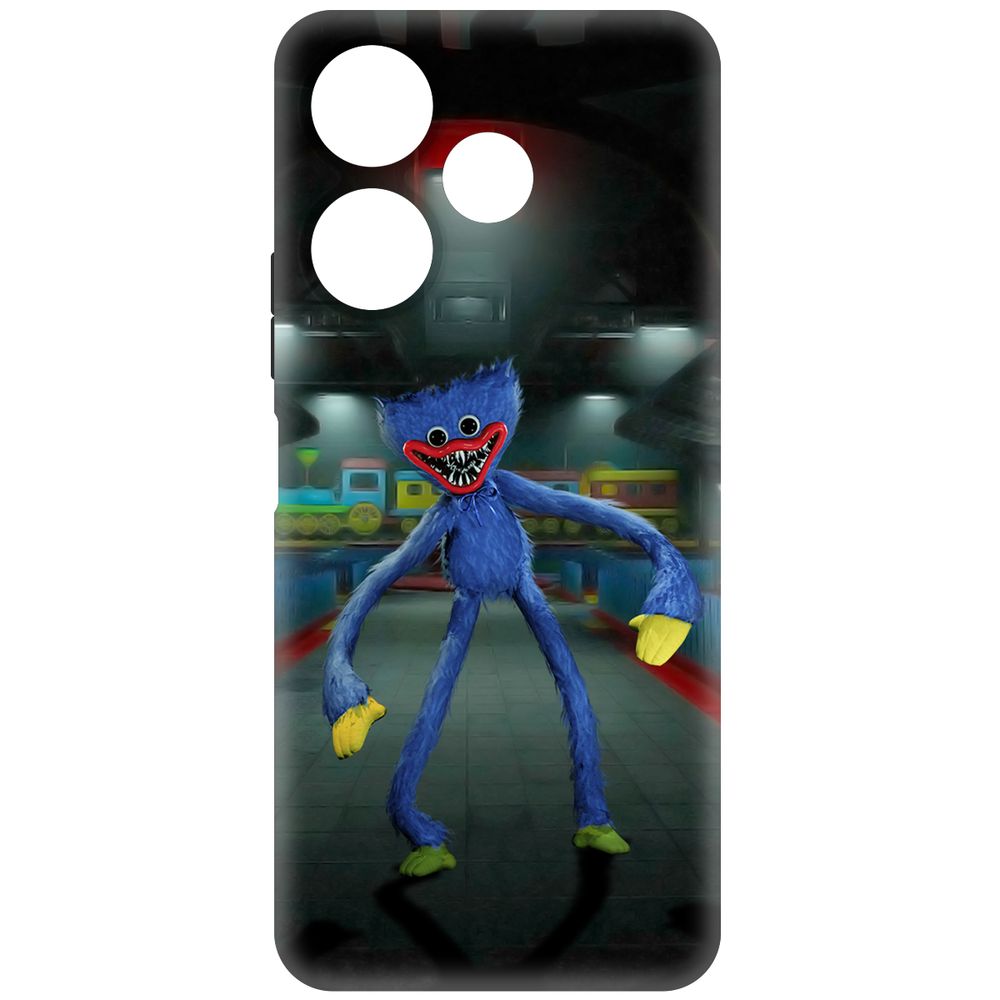

Чехол-накладка Krutoff Soft Case Хаги Ваги для Xiaomi Poco M6 4G черный