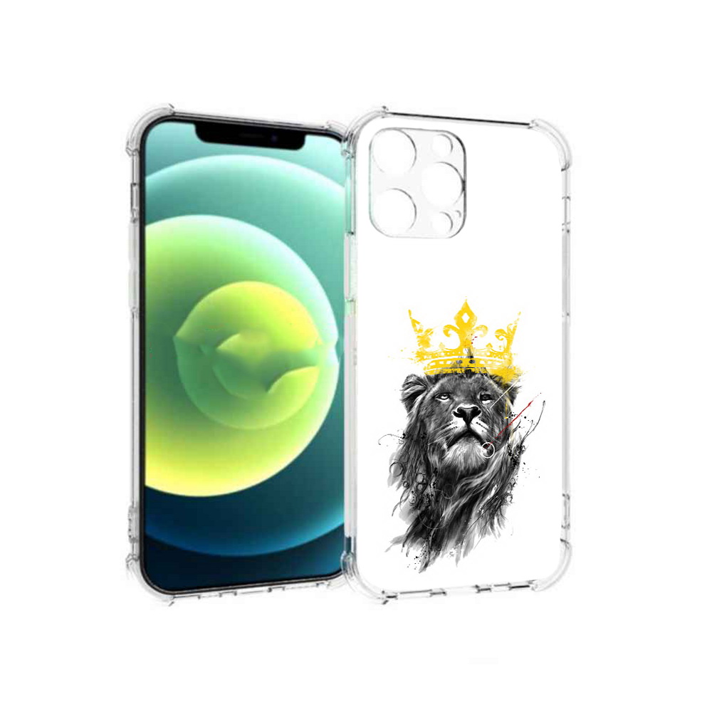 

Чехол MyPads Tocco для Apple iPhone 13 Pro король-лев (PT163086.612.391), Прозрачный, Tocco