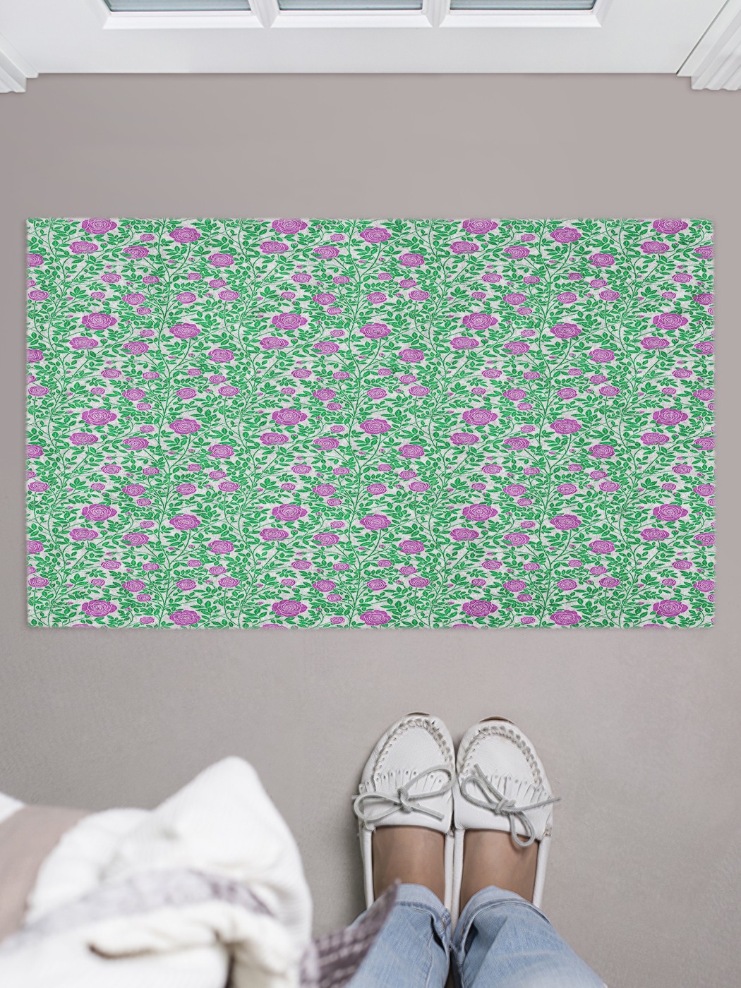 

Придверный коврик в прихожую для обуви, на резиновой основе, 75x45 см door_70063 JoyArty