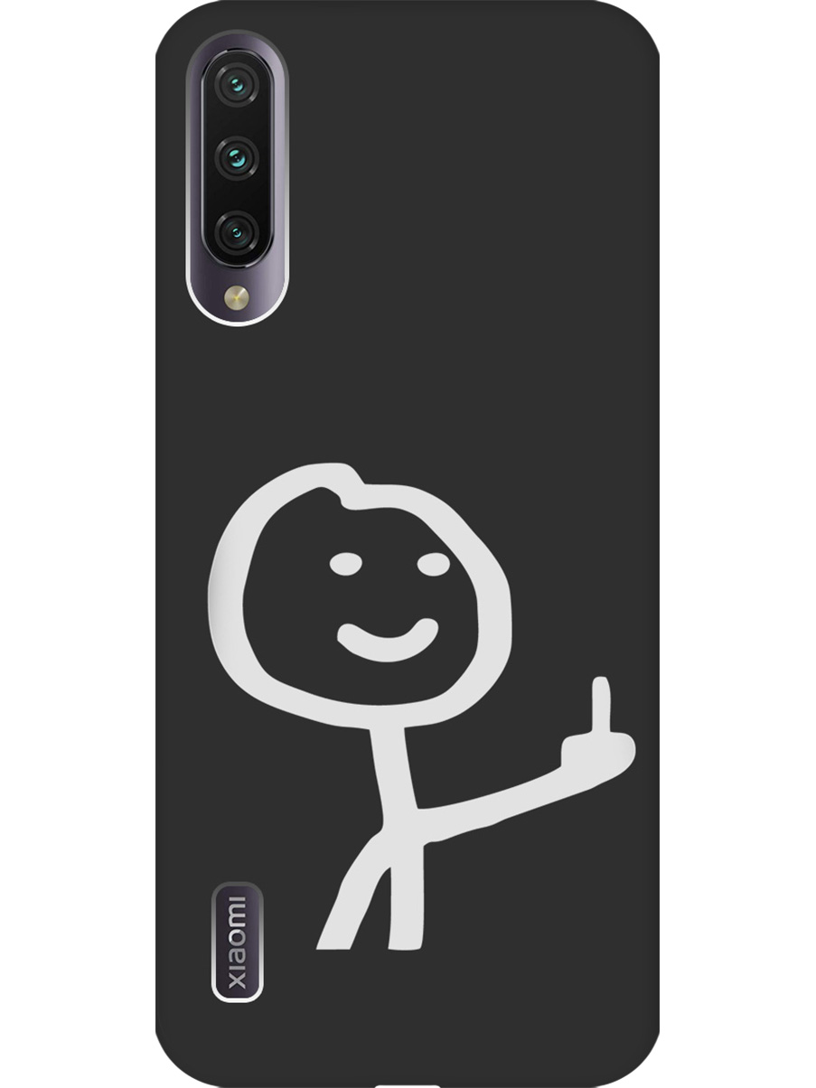 

Силиконовый чехол на Xiaomi Mi A3/CC9e с принтом "Fck" матовый черный, Черный;белый;серый, 721701061