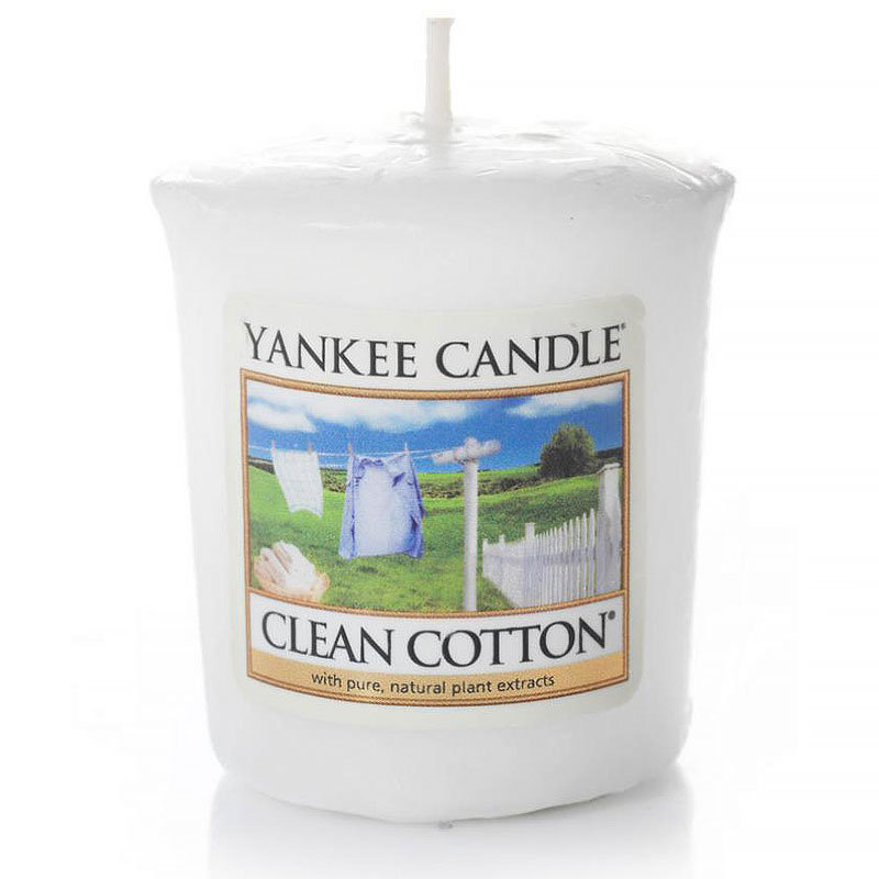 фото Свеча yankee candle чистый хлопок