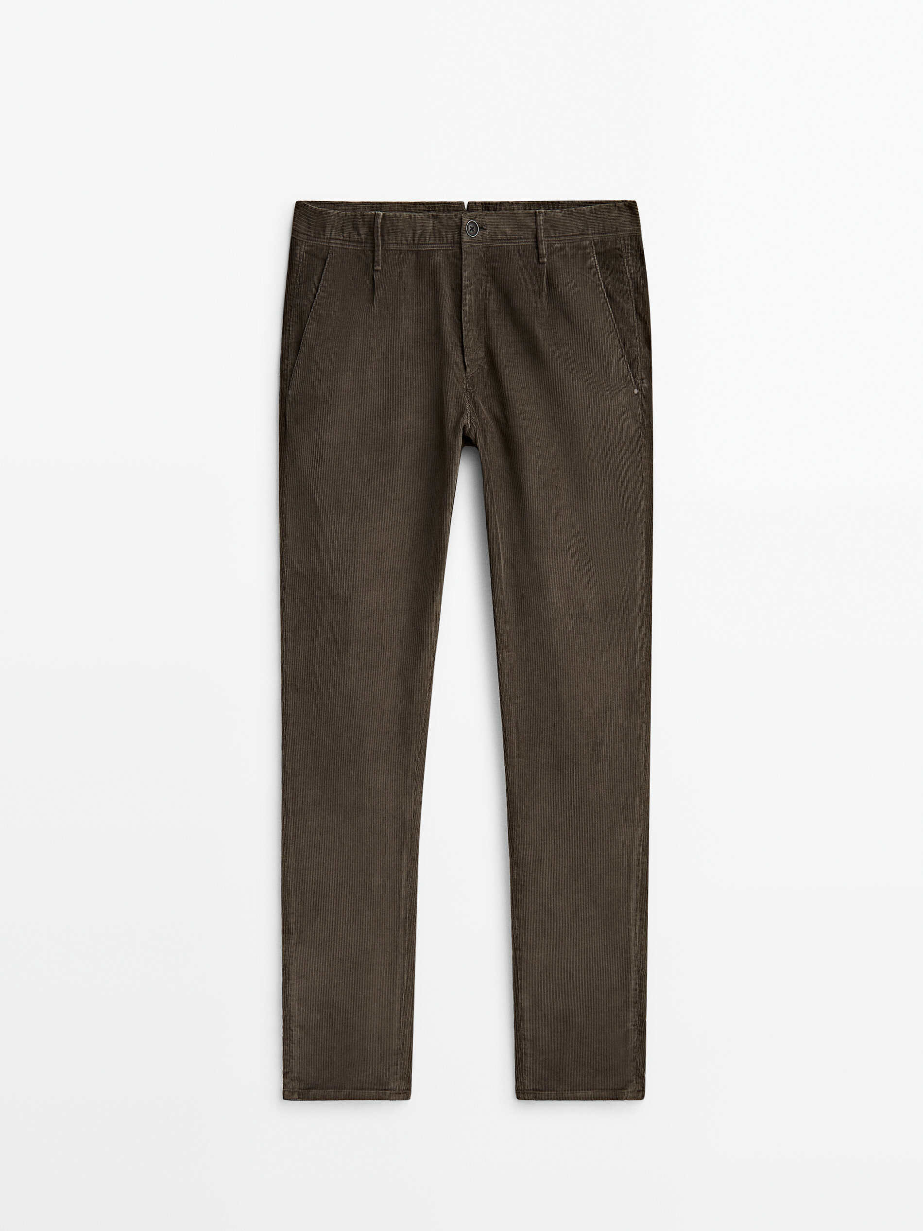 

Брюки мужские Massimo Dutti 00025015505 хаки 48, 00025015505