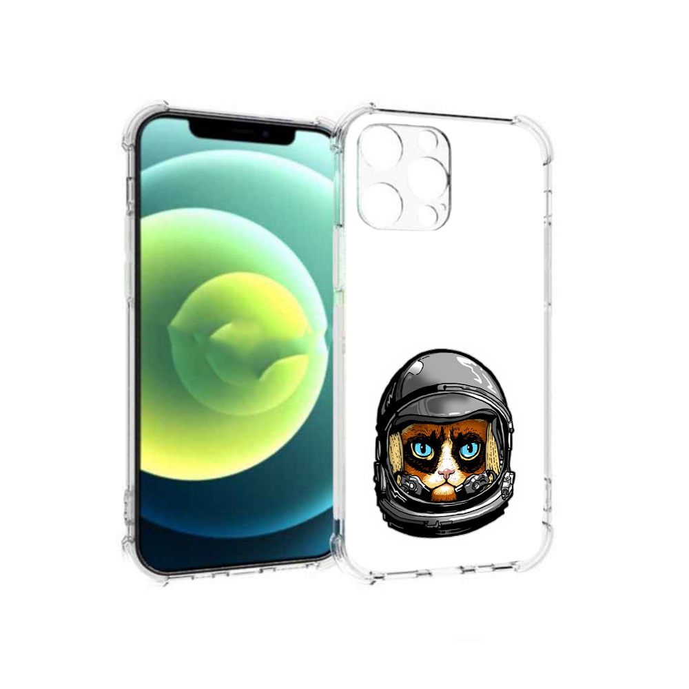 

Чехол MyPads Tocco для Apple iPhone 13 Pro кот космонавт (PT163086.612.400), Прозрачный, Tocco