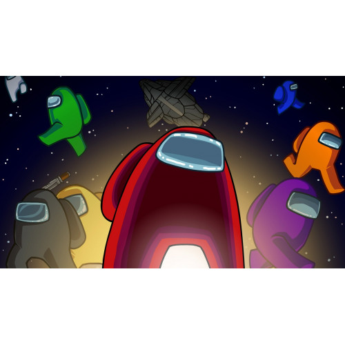 

Открытка Simparty Амонг Ас Космос, Simpartymodel1