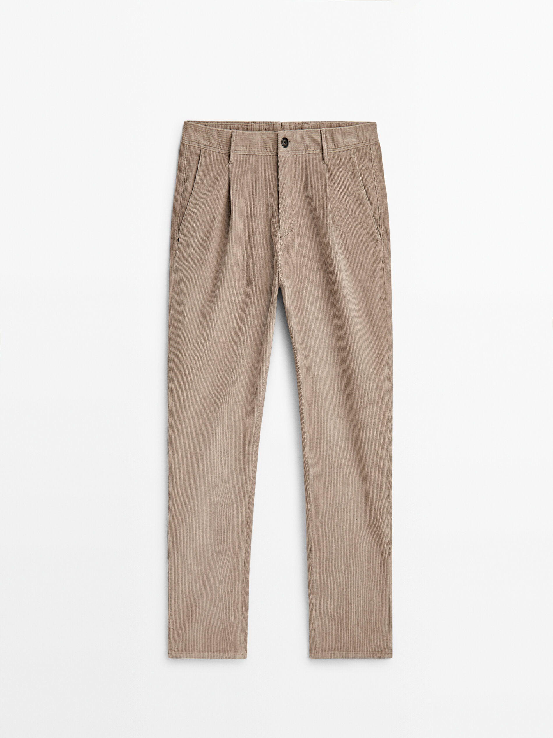 

Брюки мужские Massimo Dutti 00025015710 бежевые 48, 00025015710