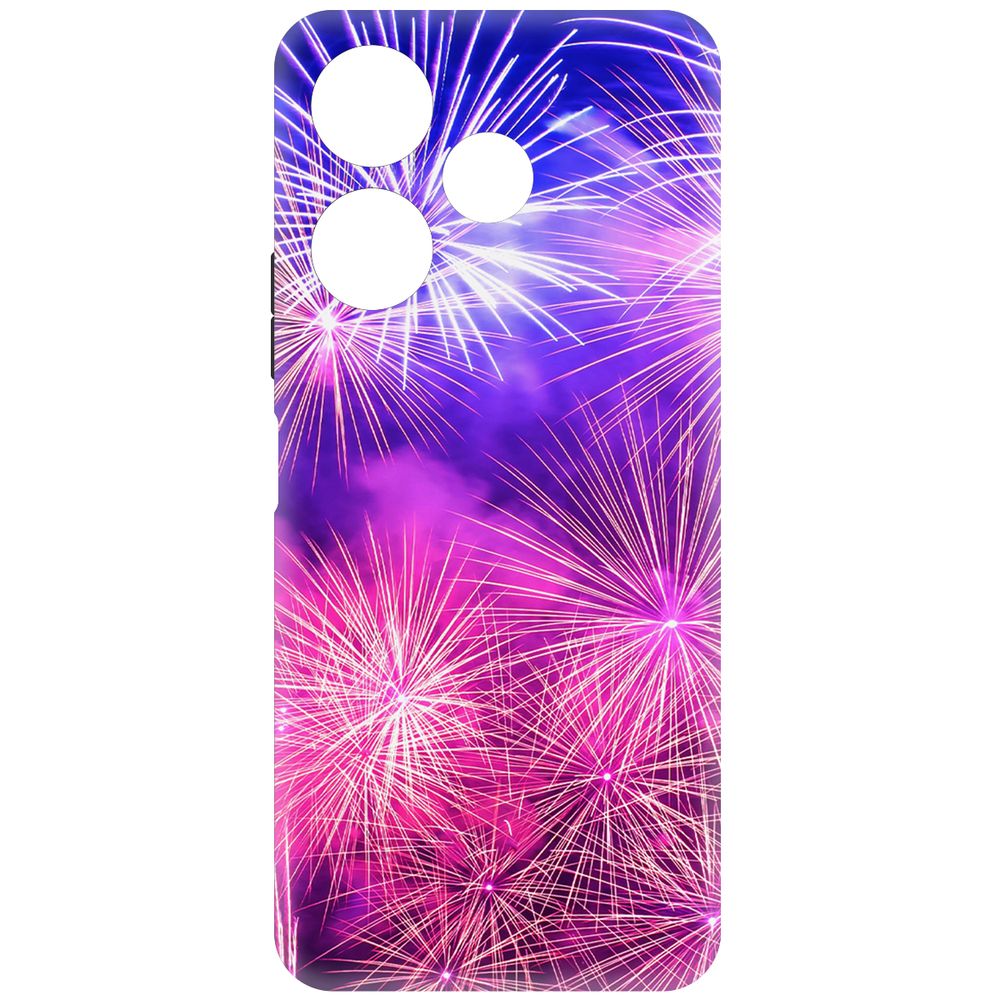 

Чехол-накладка Krutoff Soft Case Салют для Xiaomi Poco M6 4G черный