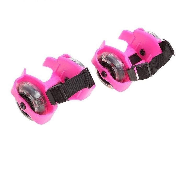 фото Ролики на обувь small whirlwind pulley, розовые rol-2-111 goodstore24