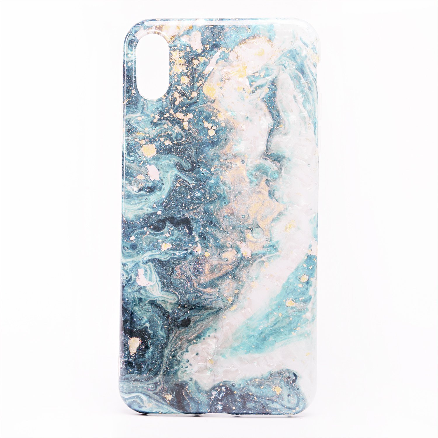 

Чехол iPhone Xs Max силиконовый (рис.189/001), Бирюзовый, iPhone Xs Max