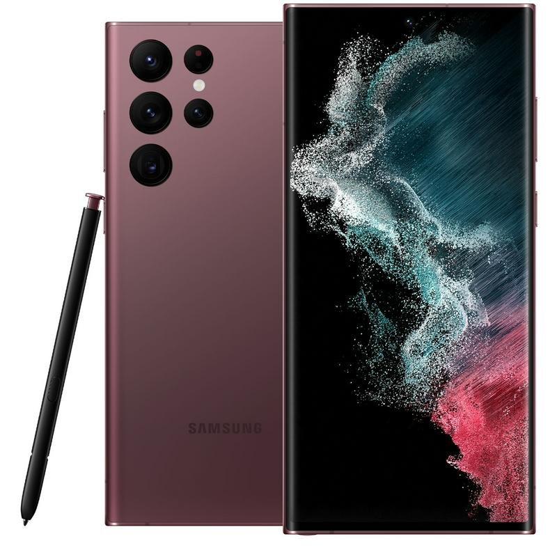 

Смартфон Samsung Galaxy S22 Ultra S908 8/128Gb EU Burgundy