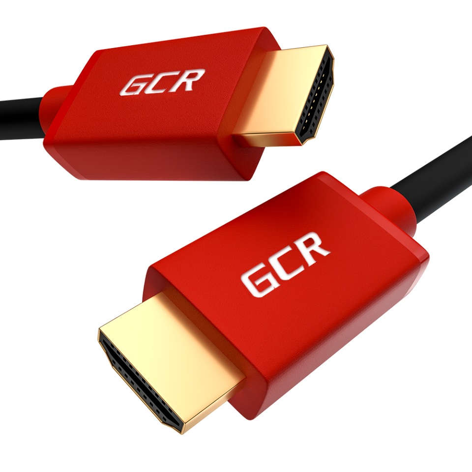 фото Кабель gcr gcr-hm401 hdmi - hdmi 10 м red/black