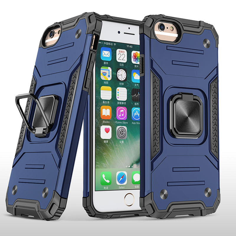 фото Противоударный чехол legion case для iphone 6/6s (синий) black panther