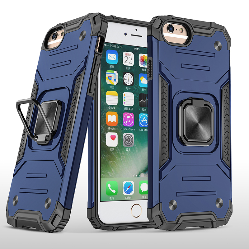 фото Противоударный чехол legion case для iphone 6 plus/6s plus (синий) black panther