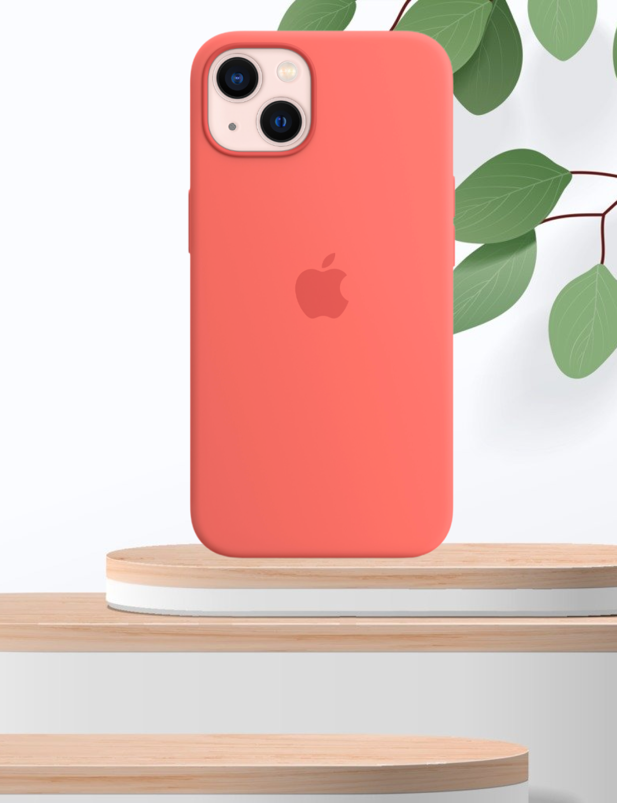 

Чехол Silicone Case MagSafe Apple iPhone 13 PINK POMELO, Оранжевый, Apple iPhone 13