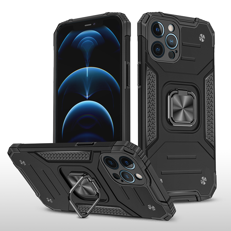фото Противоударный чехол legion case для iphone 12 pro (черный) black panther