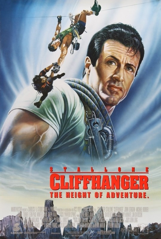 

Постер к фильму "Скалолаз" (Cliffhanger) Оригинальный 68,6x101,6 см