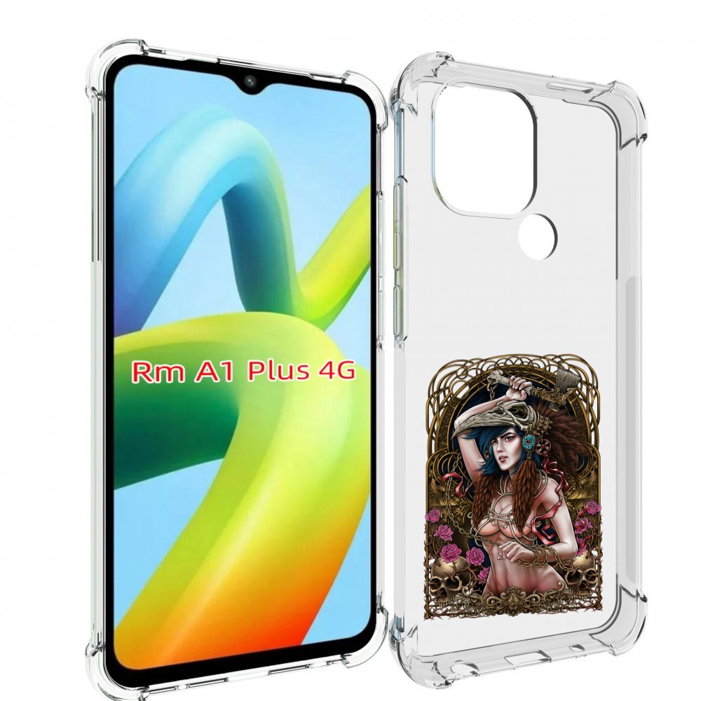 

Чехол MyPads красивая девушка рисунок для Xiaomi Redmi A1 Plus +, Прозрачный, Tocco